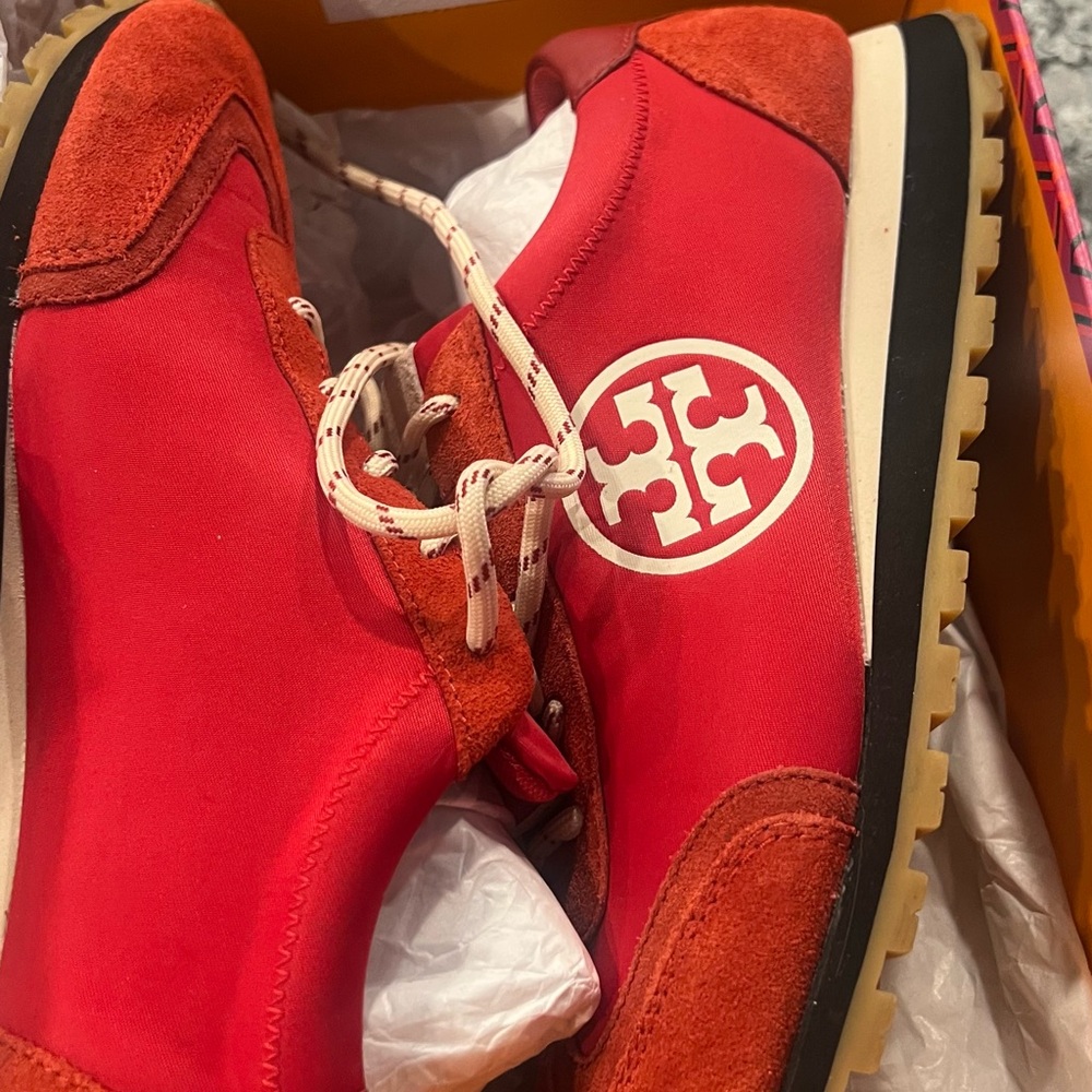 Tory Burch Vintage Nylon Runner - Riberry/Pimento